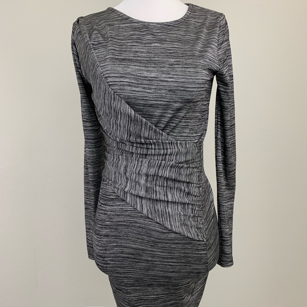 Topshop Long Sleeve Mini Dress